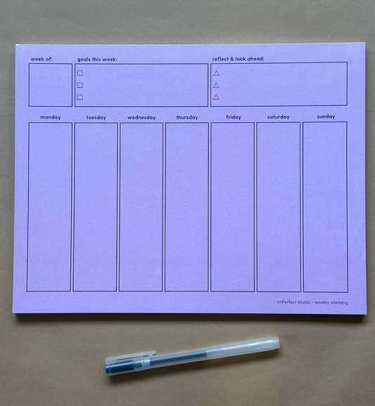 Weekly Planner Pads