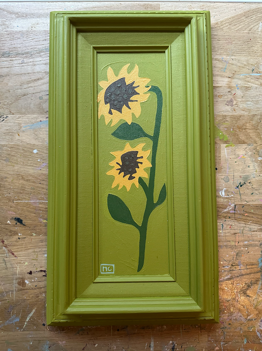 Long Green Sunflower (Summertime Sadness)
