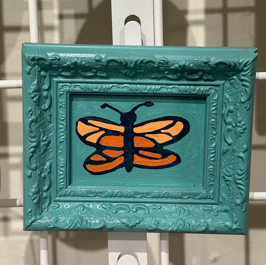 Butterfly Mini on Teal (Frozen)