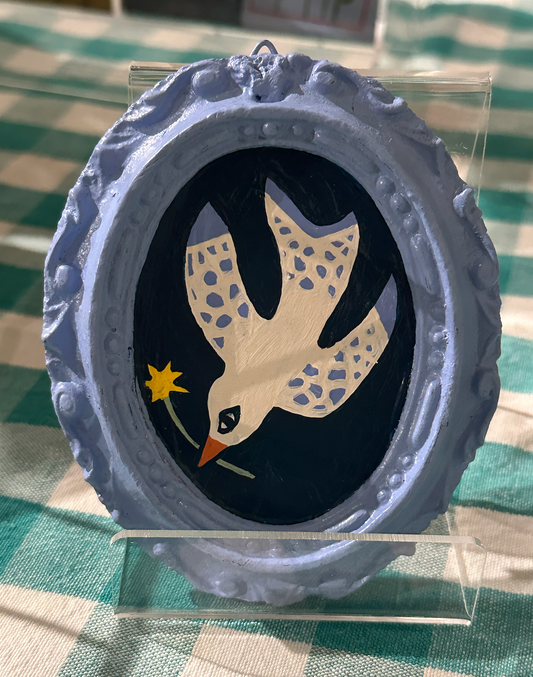 Blue bird tiny oval (Connected)