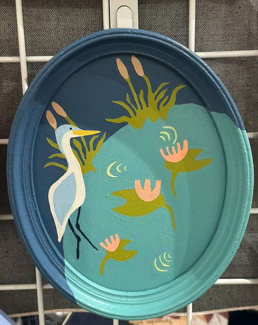 Oval Egret (Peaceful)