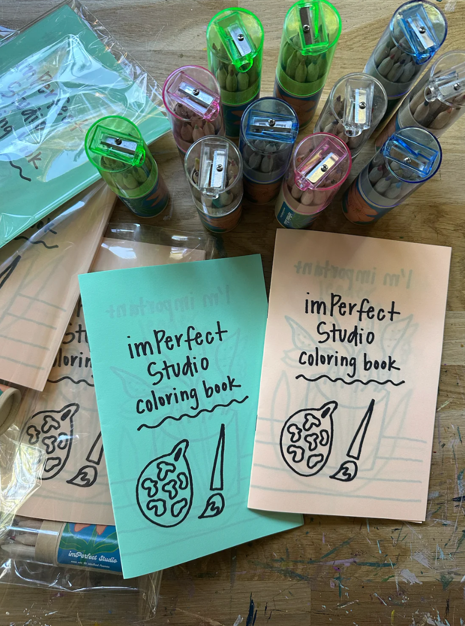 Coloring Book & Pencils