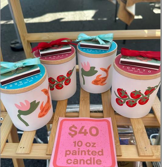 Painted Candle - Collab X Birdsong Candle