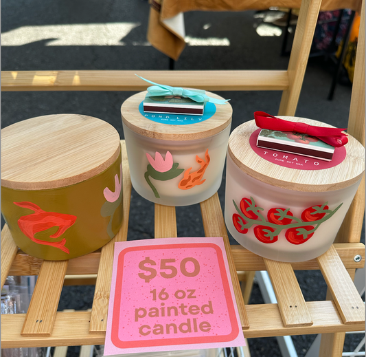 Painted Candle - Collab X Birdsong Candle