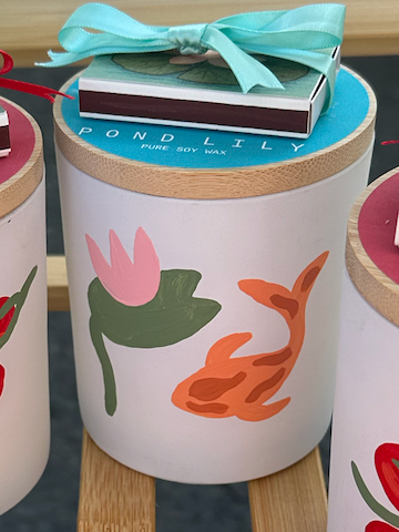 Painted Candle - Collab X Birdsong Candle