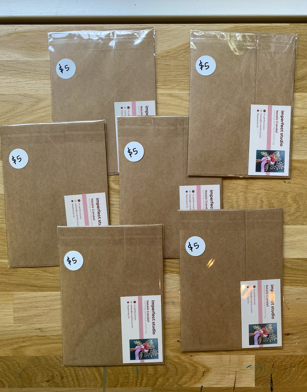 5x7 Floral Card with Envelope