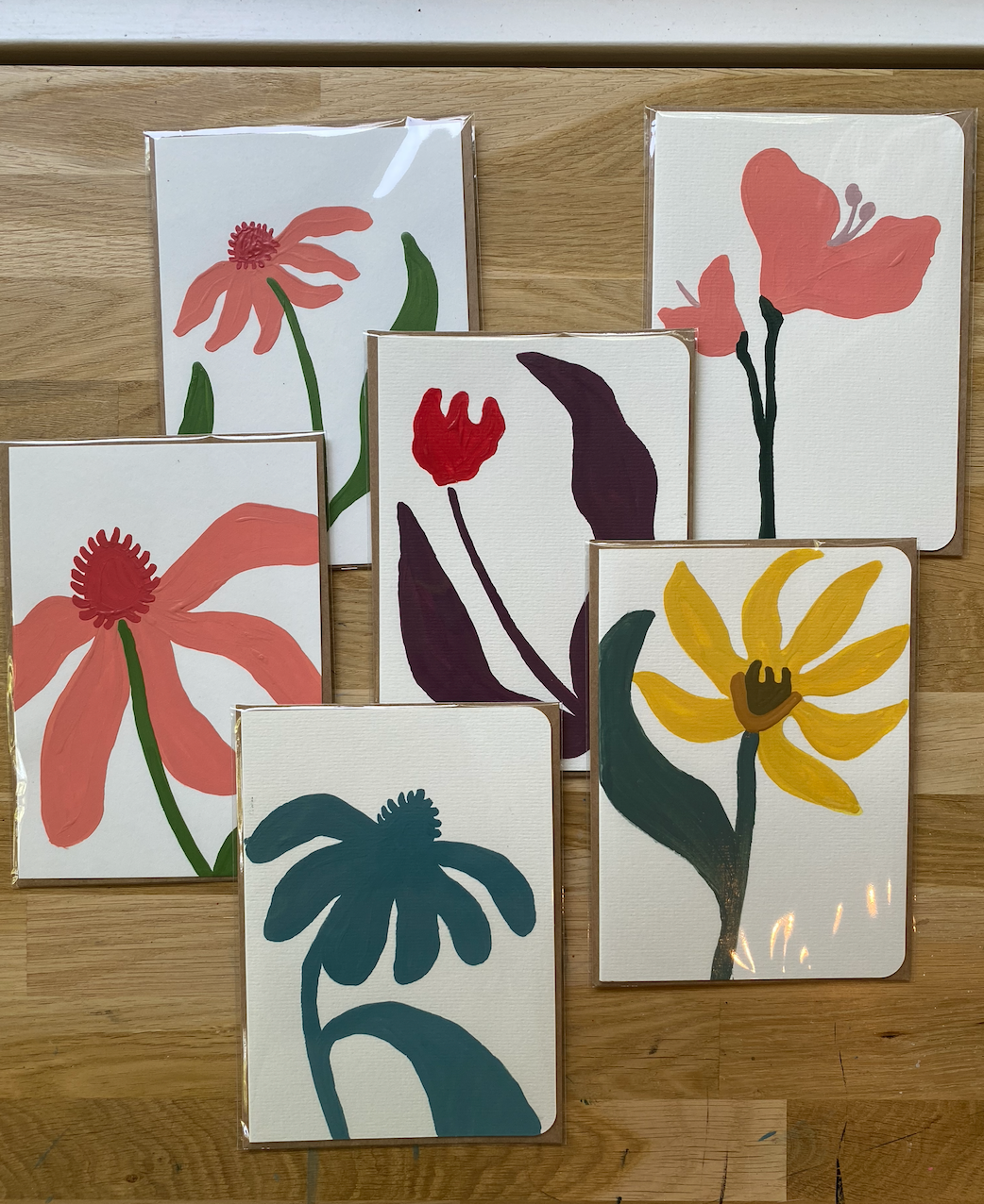 5x7 Floral Card with Envelope