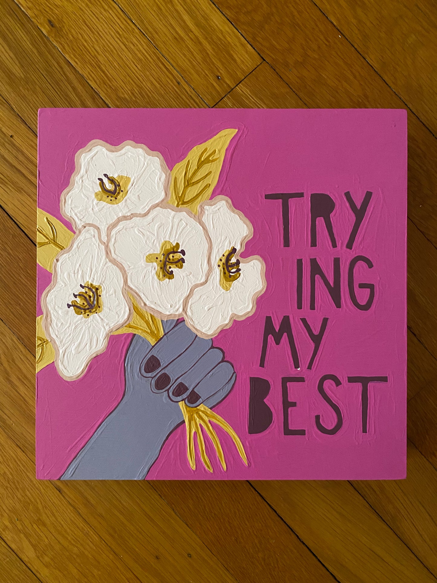 Trying my best
