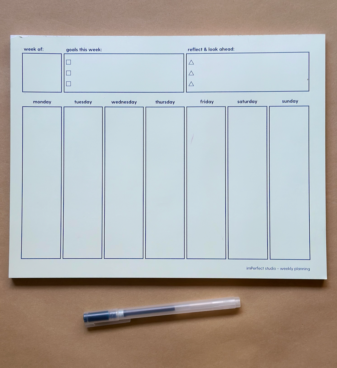 Weekly Planner Pads