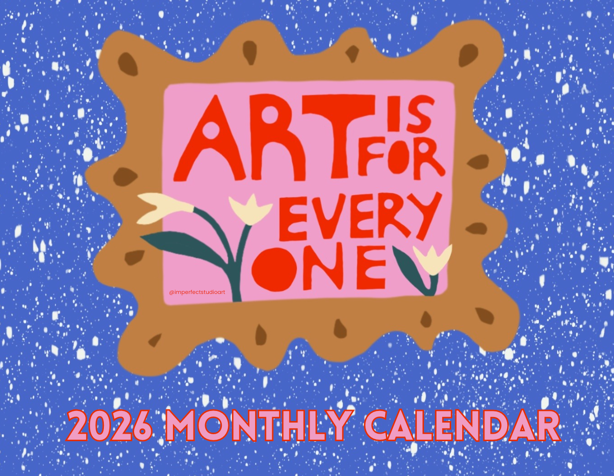 imPerfect Studio 2026 Monthly Calendar